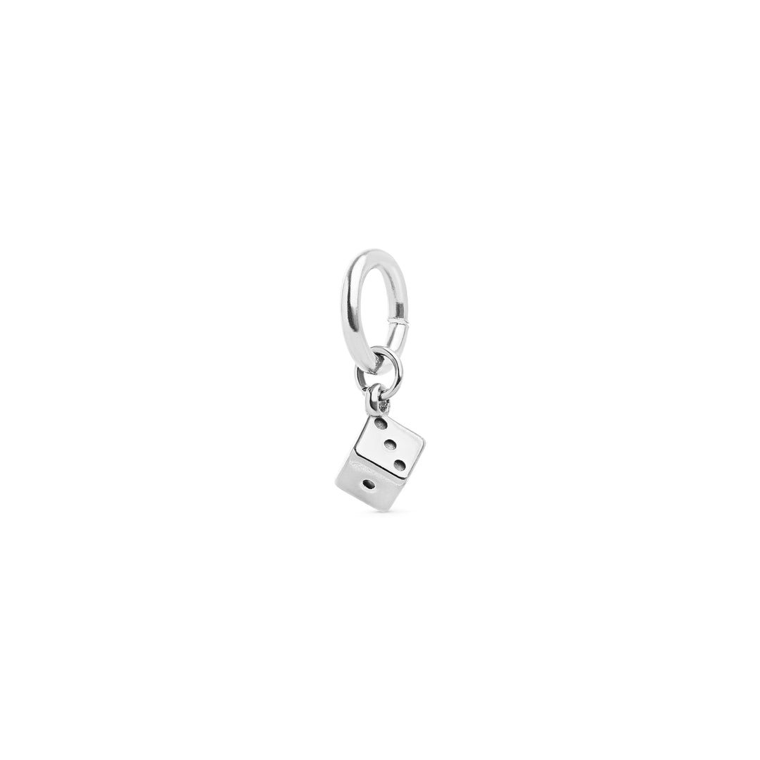 Lainey - Charm dé en acier inoxydable