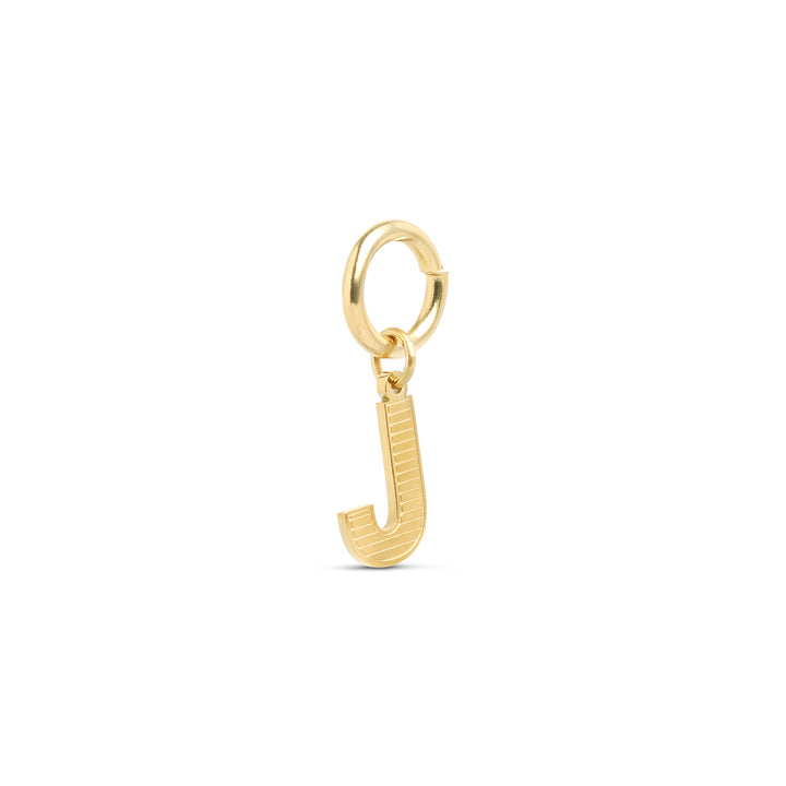 Sanya - Charm Initial en Acier Inoxydable Doré