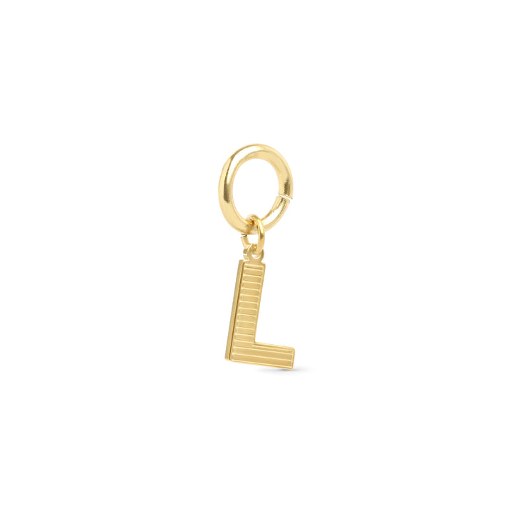 Sanya - Charm Initial en Acier Inoxydable Doré
