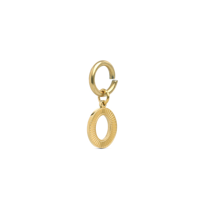 Sanya - Charm Initial en Acier Inoxydable Doré