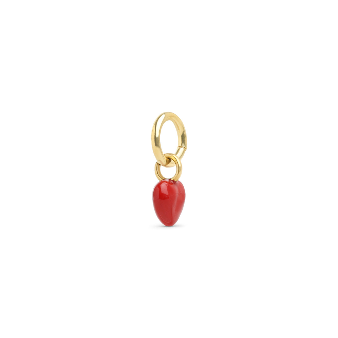Lill - Charm Cœur en Acier Inoxydable