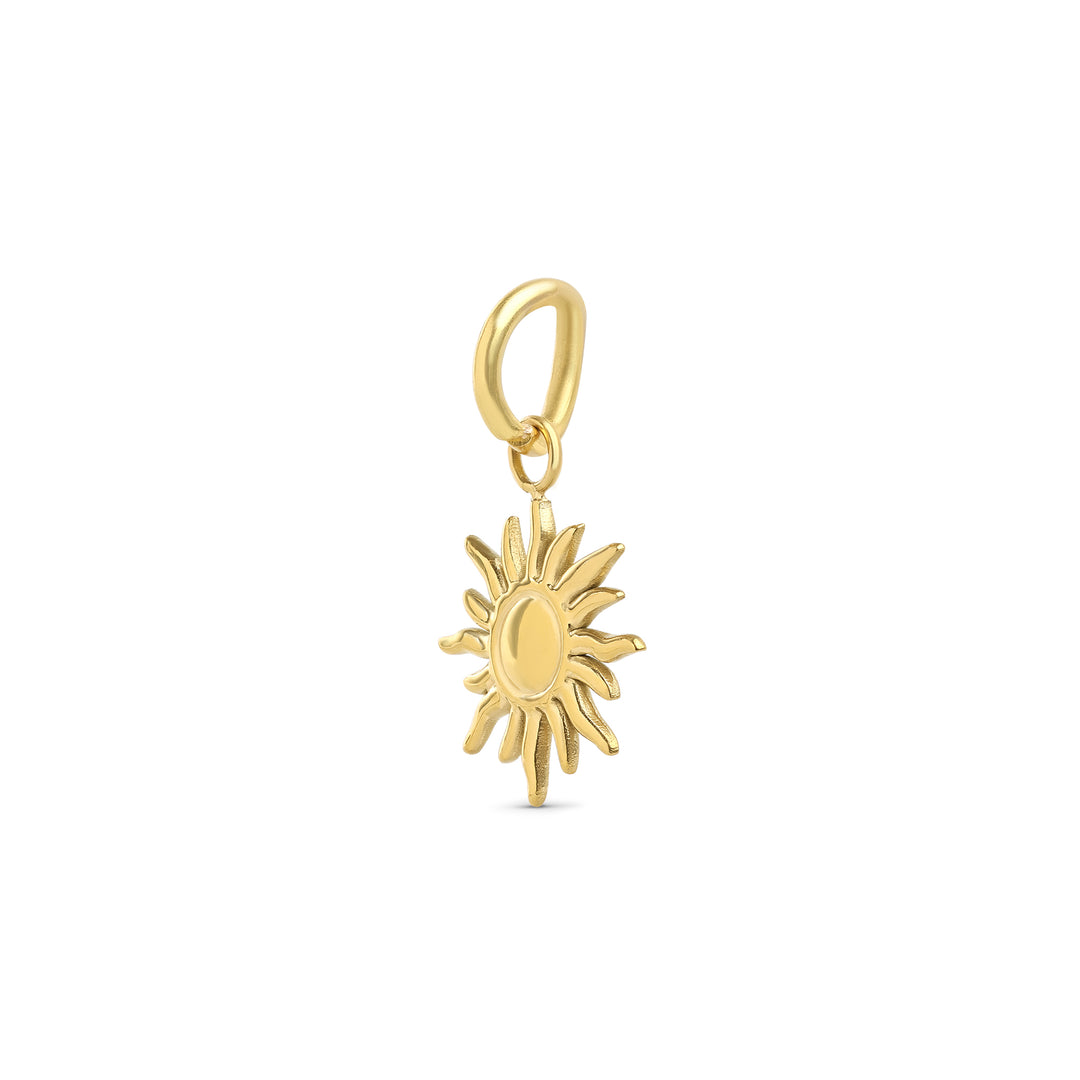 Sol - Charm Sunburst en acier inoxydable