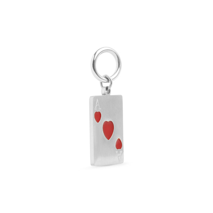 Etta - Pendentif As de Cœur en acier inoxydable