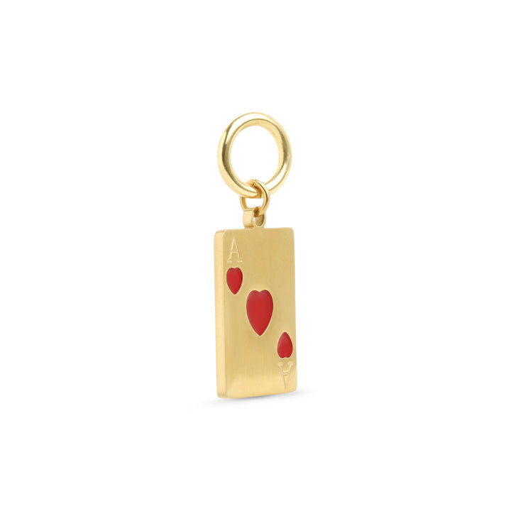 Etta - Pendentif As de Cœur en acier inoxydable