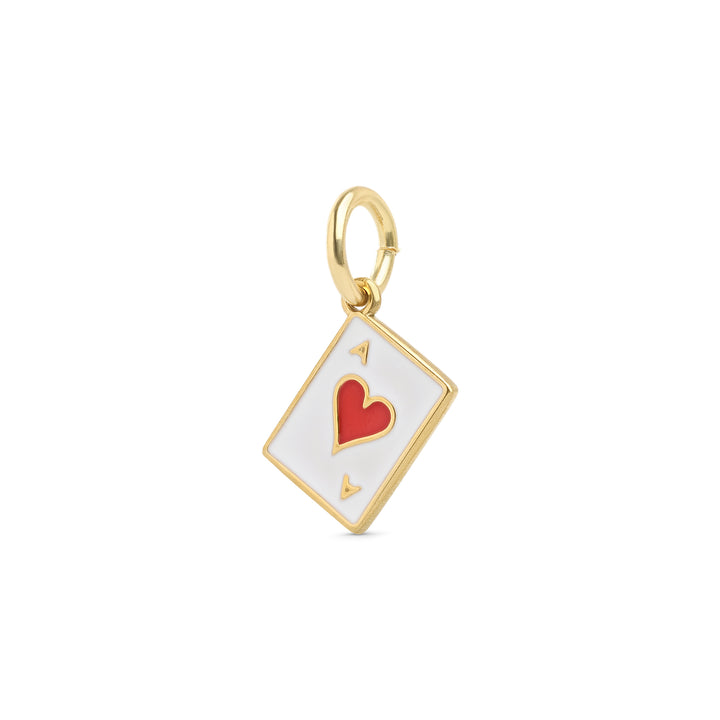 Etta - Pendentif As de Cœur en acier inoxydable