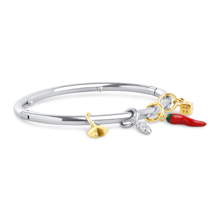 Peg - Bracelet jonc élégant en acier inoxydable