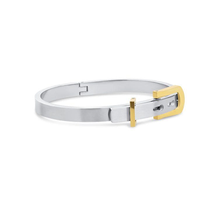June - Bracelet ceinture jonc en acier inoxydable
