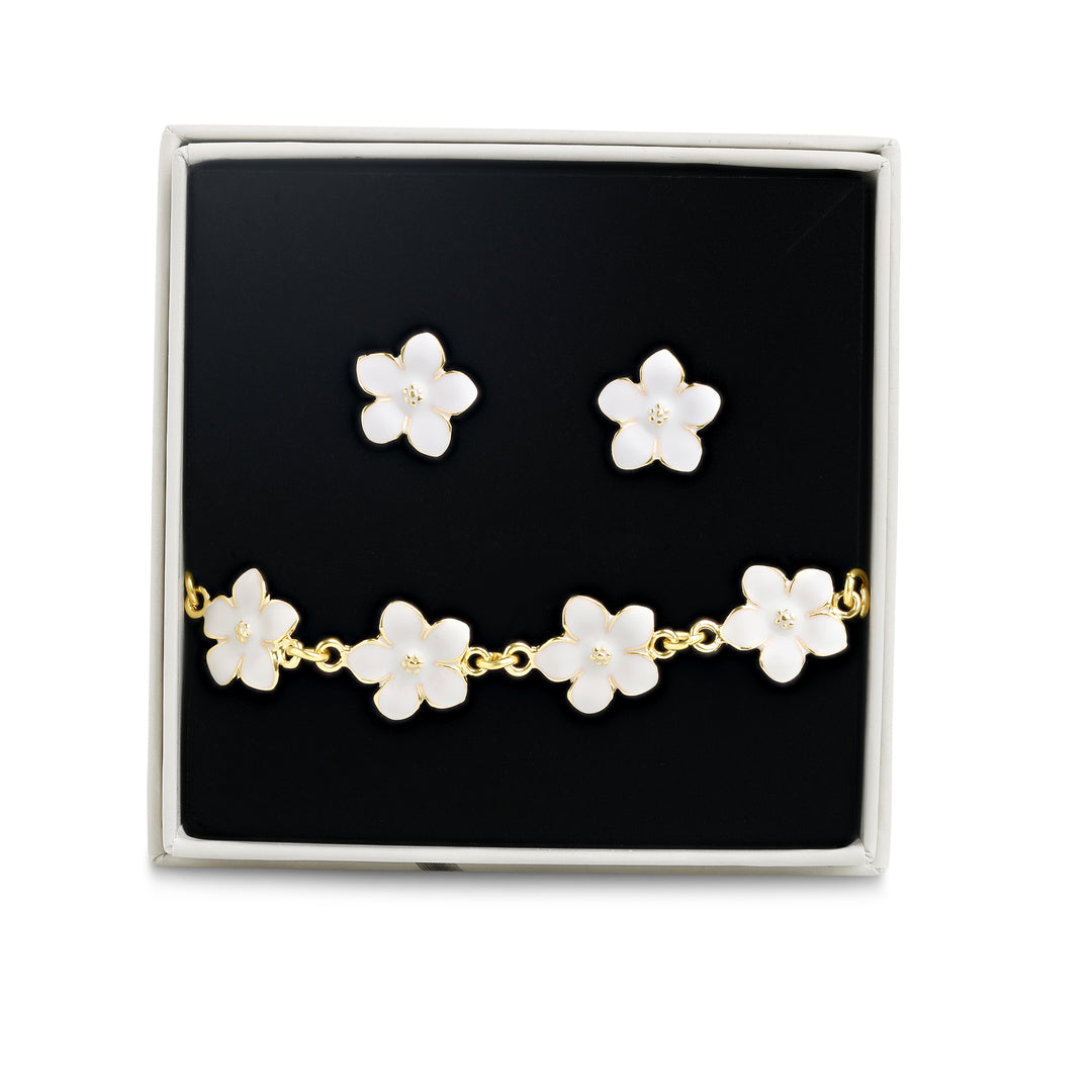 Parure de bijoux - Boucles d'oreilles Adeline et bracelet