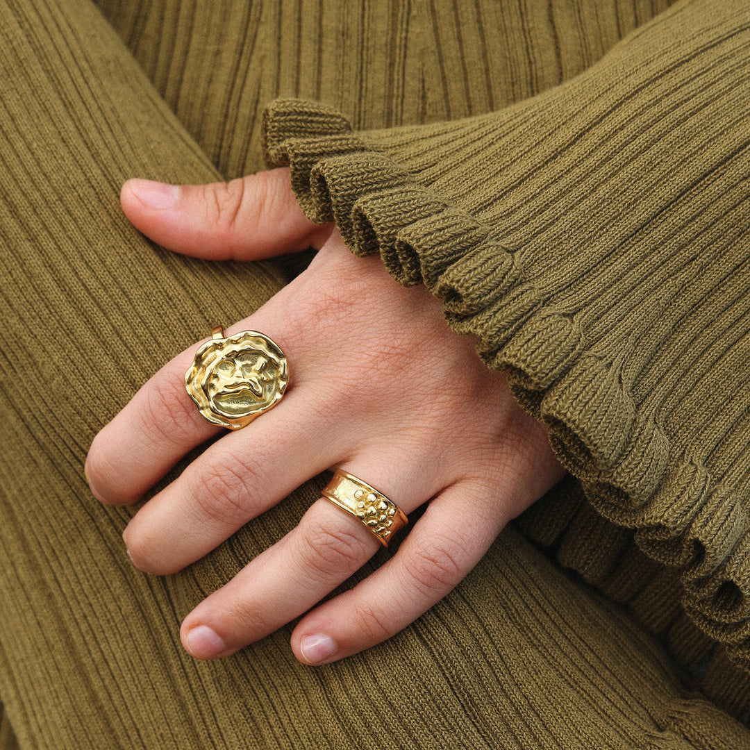 Iben – Statement Ring in Stainless Steel | Timi of Sweden