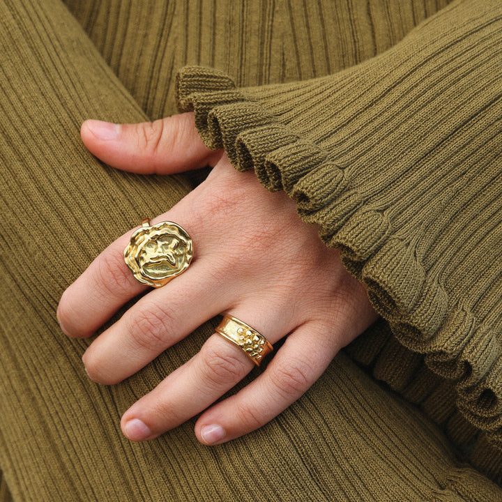 Iben – Statement Ring in Stainless Steel | Timi of Sweden