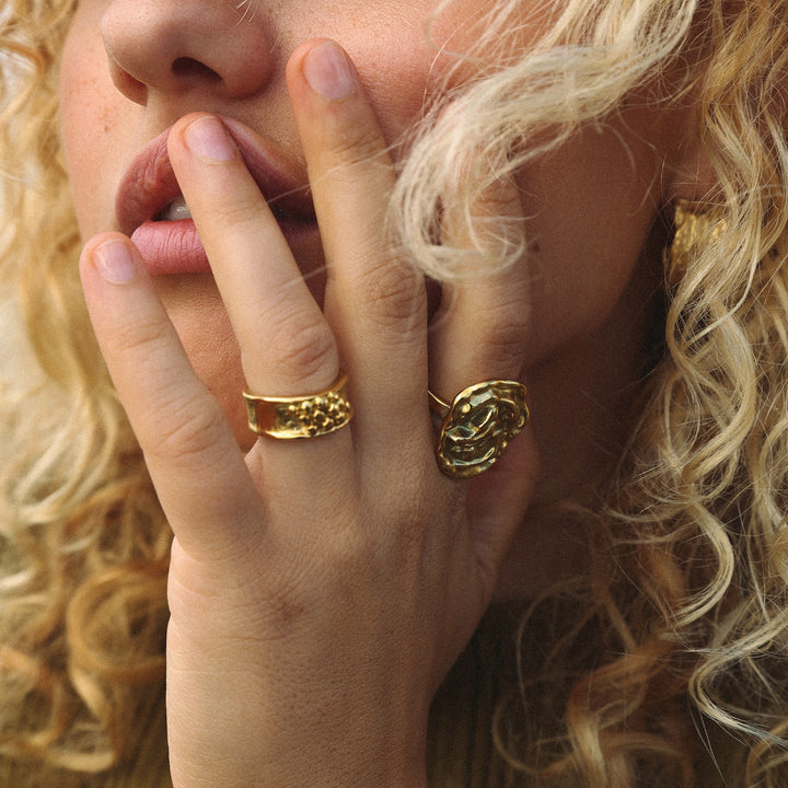Iben – Statement Ring in Stainless Steel | Timi of Sweden