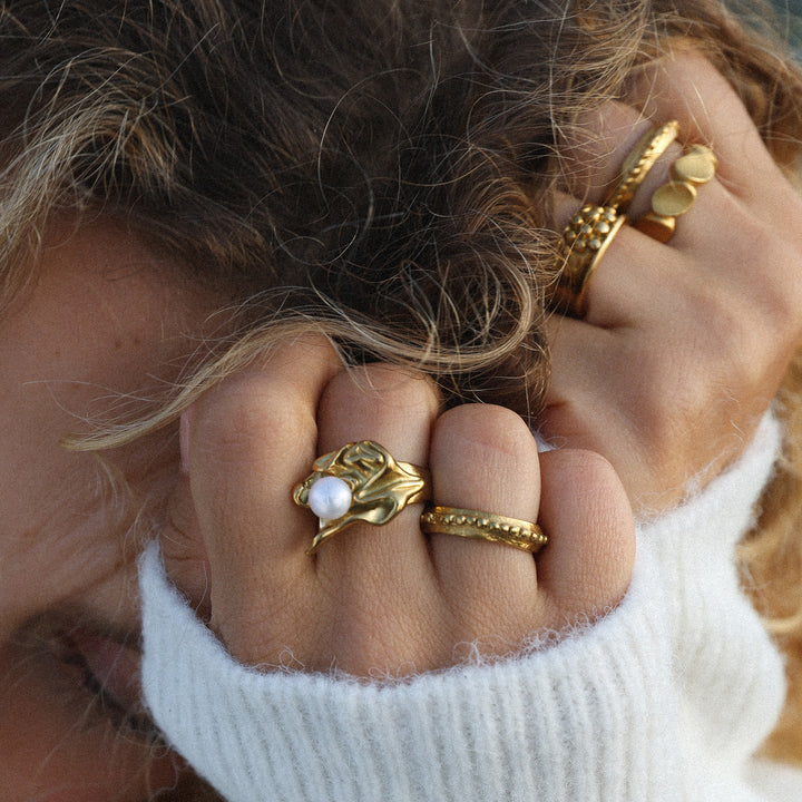 Iben – Statement Ring in Stainless Steel | Timi of Sweden