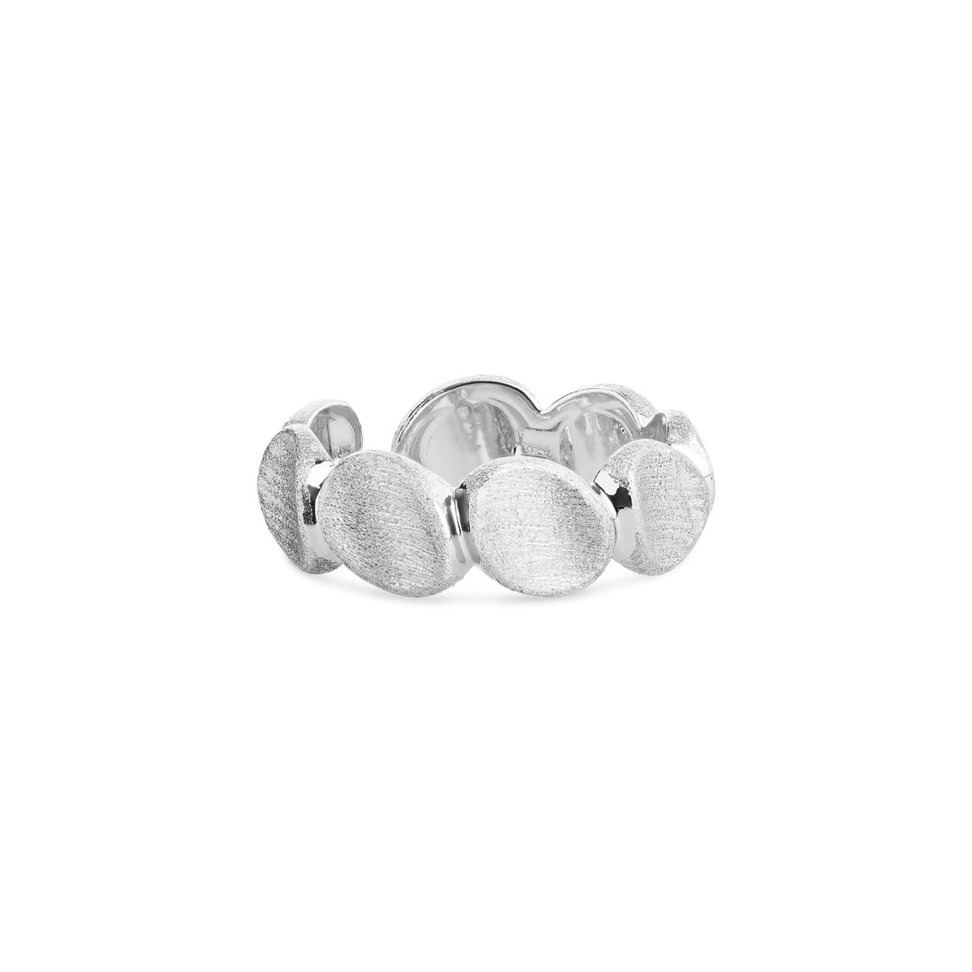 Gulli – organic ring in stainless steel, silver | Timi of Sweden