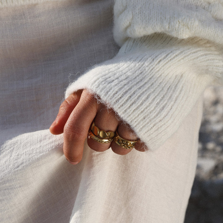 Gulli – Organic Ring in Stainless Steel | Timi of Sweden