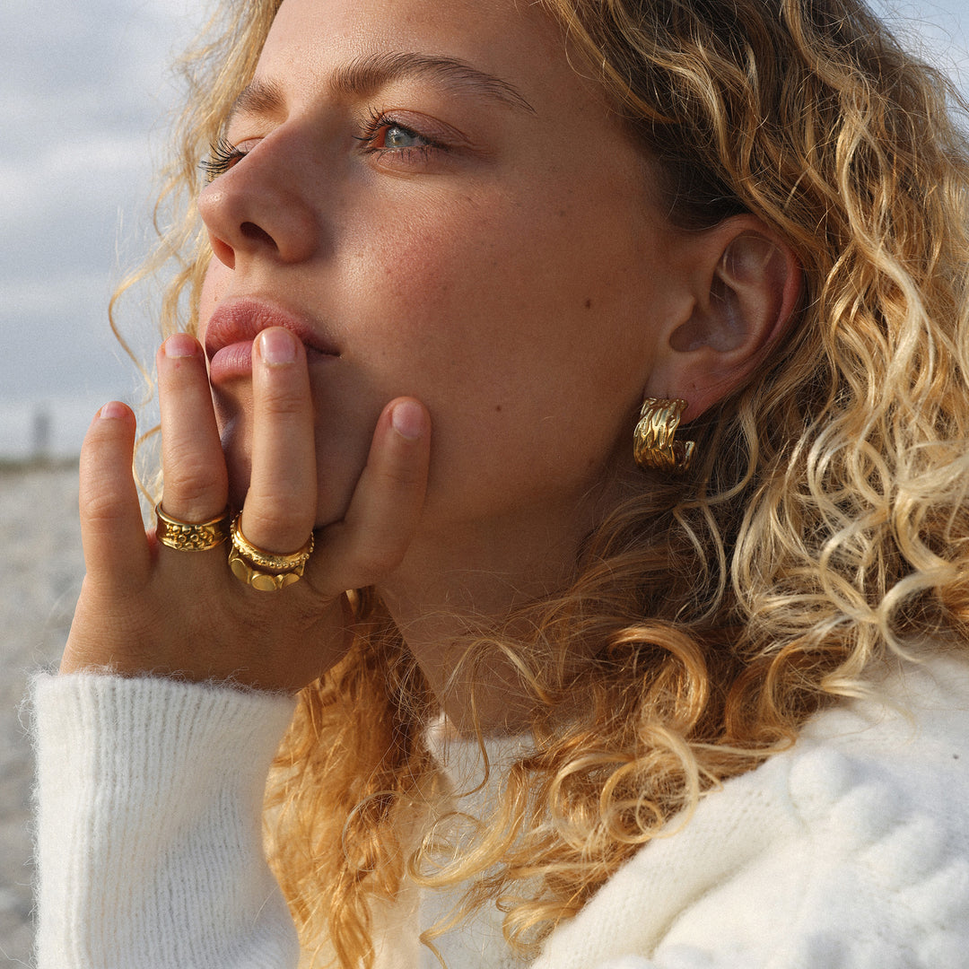 Gulli – Organic Ring in Stainless Steel | Timi of Sweden