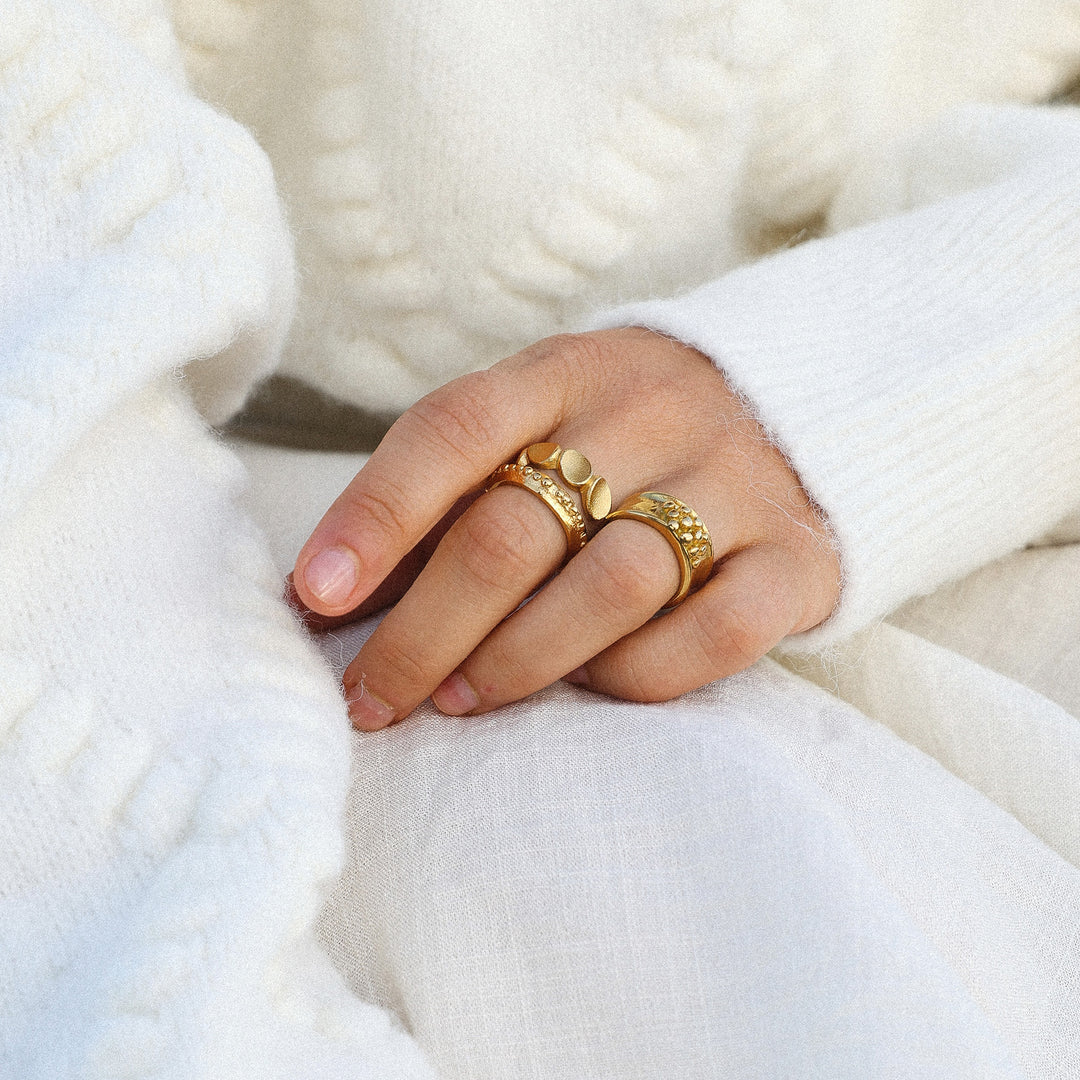 Gulli – Organic Ring in Stainless Steel | Timi of Sweden
