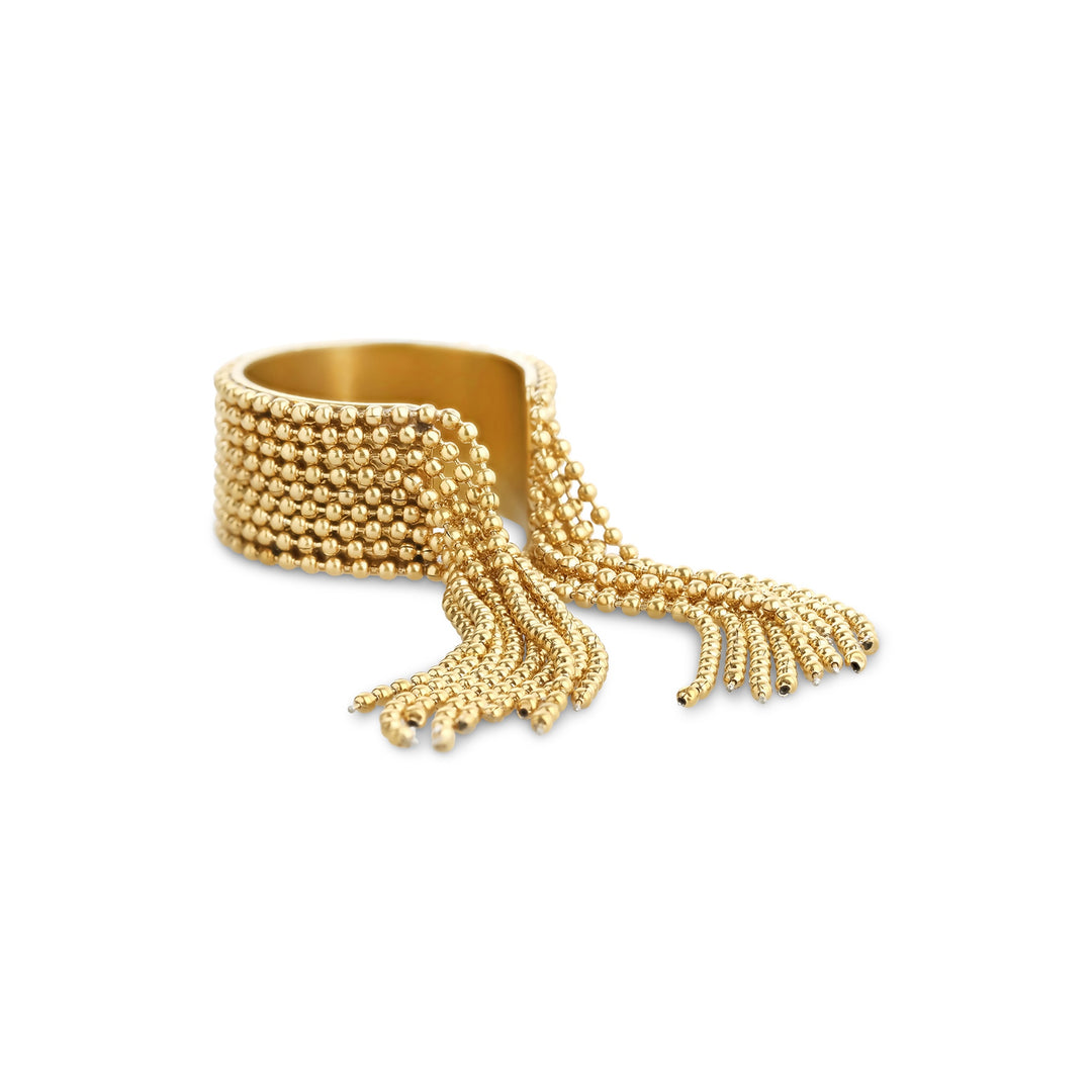 Agneta - Bague à pompon