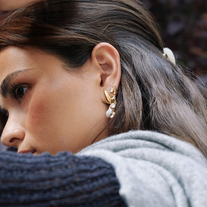 Joy – elegante Ohrstecker aus Edelstahl, Gold | Timi of Sweden