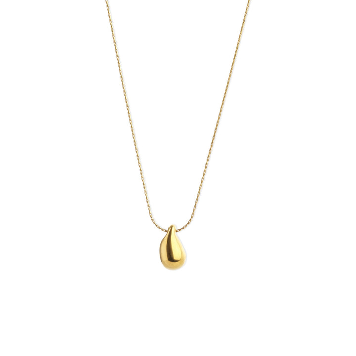 Lemoni – Halskette mit Tropfen aus Edelstahl, Gold | Timi of Sweden