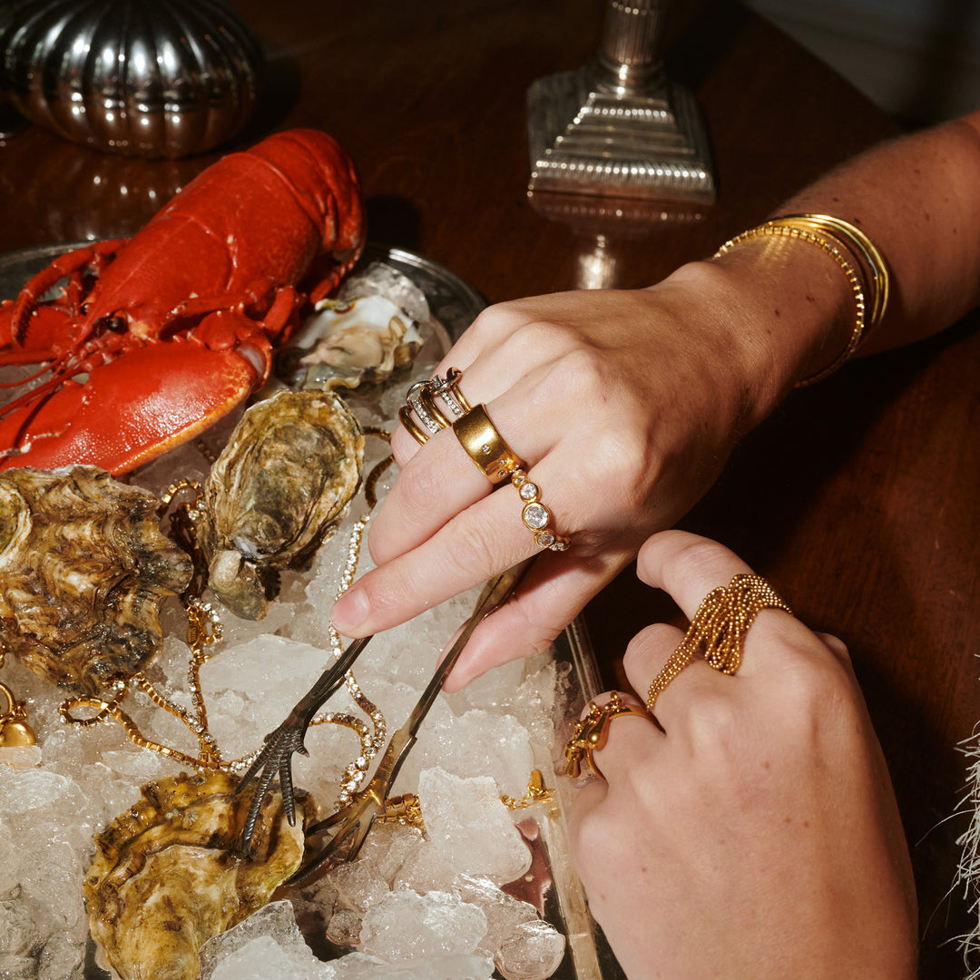 Bahi - Crystal Statement-Ring