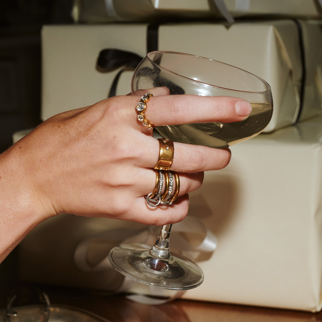 Bahi - Crystal Statement-Ring