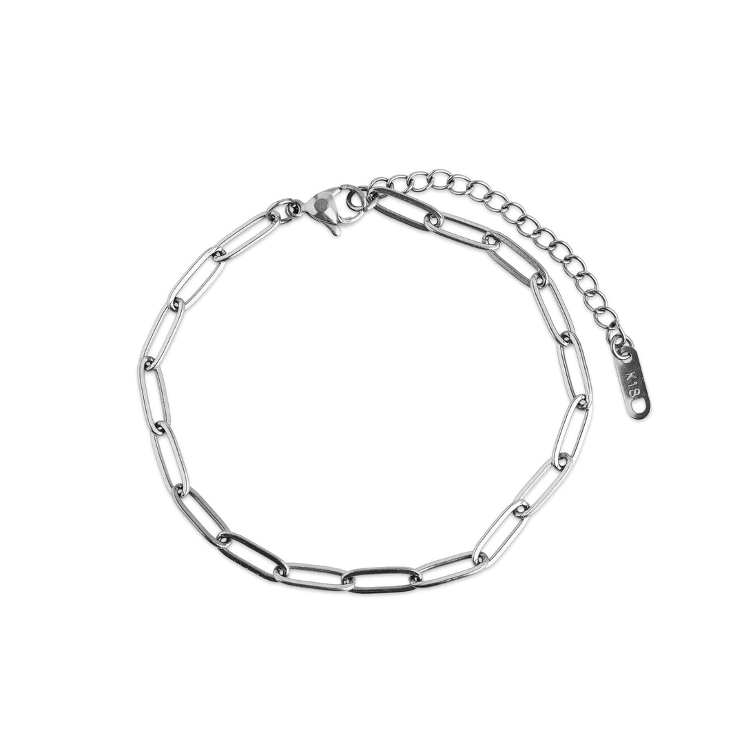 Eira – Gliederarmband aus Edelstahl, Silber | Timi of Sweden