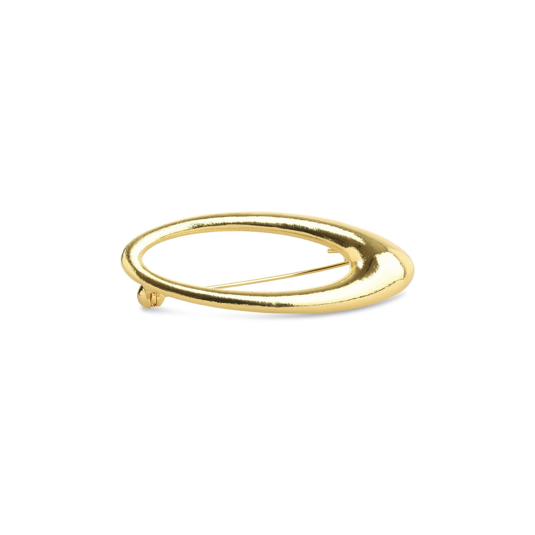 Illiona – schlichte Brosche, Gold | Timi of Sweden