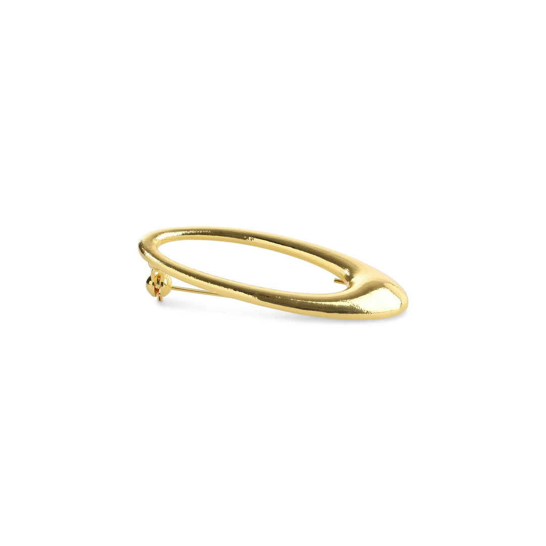 Illiona – schlichte Brosche, Gold | Timi of Sweden