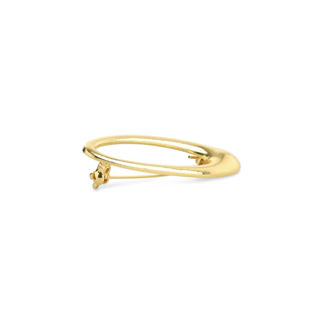 Illiona – schlichte Brosche, Gold | Timi of Sweden