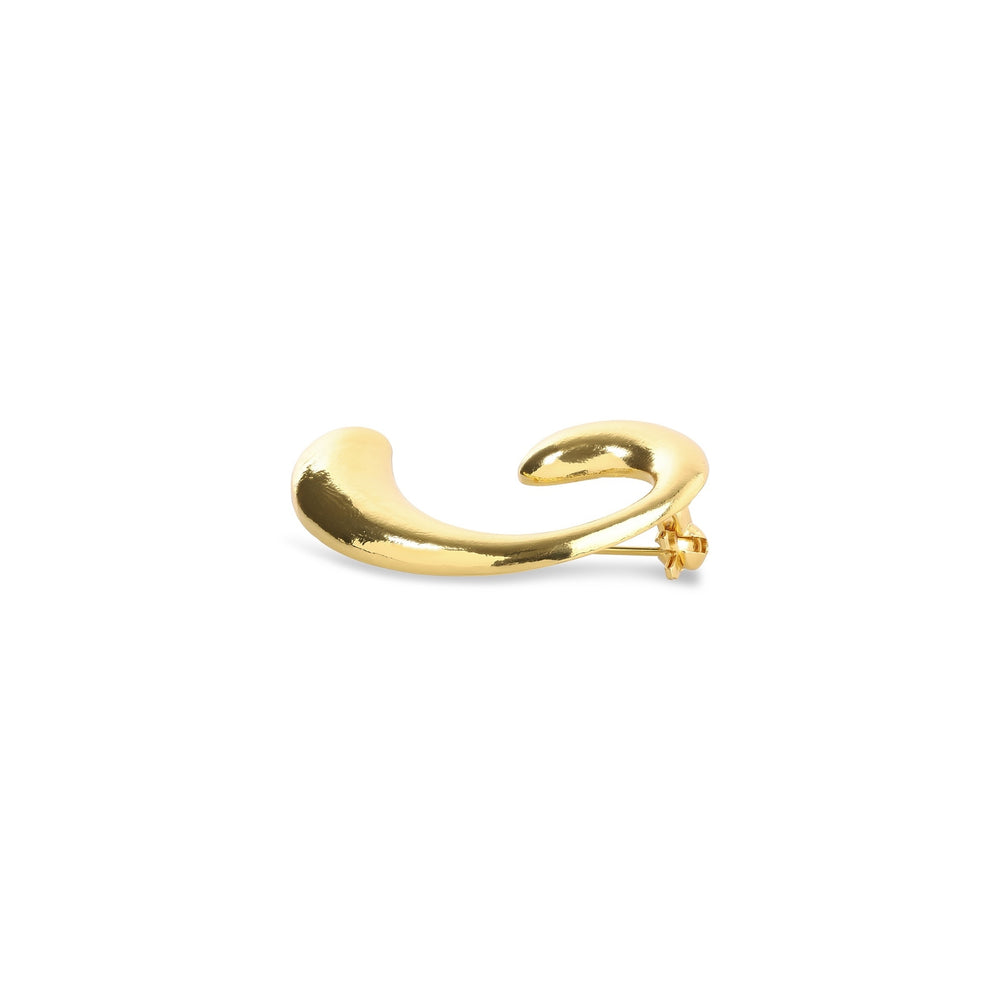 Novelia – skulpturale Brosche, Gold | Timi of Sweden