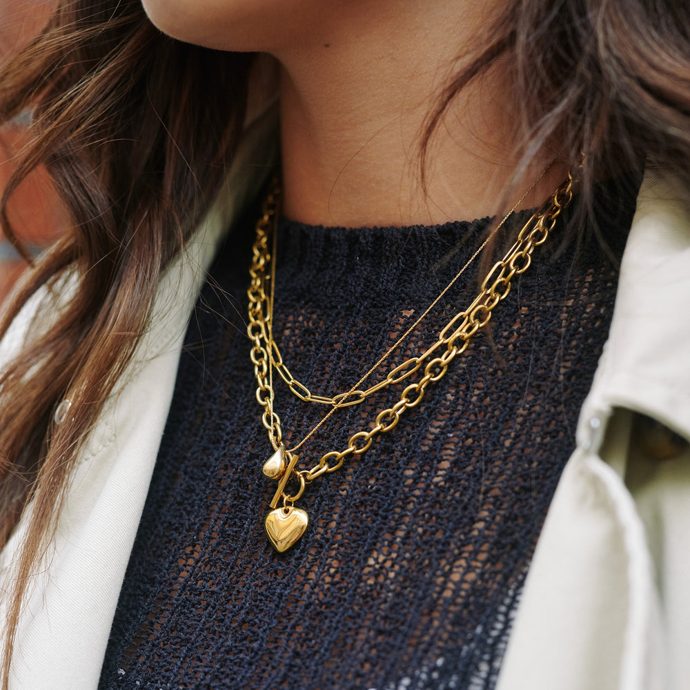 Eira – Gliederkette aus Edelstahl, Gold | Timi of Sweden