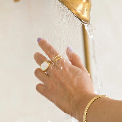Zweireihiger Ring Elegant