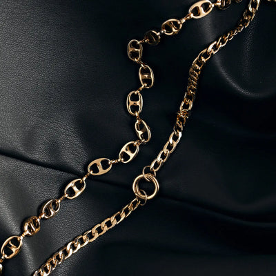 Round Lock Chain Necklace
