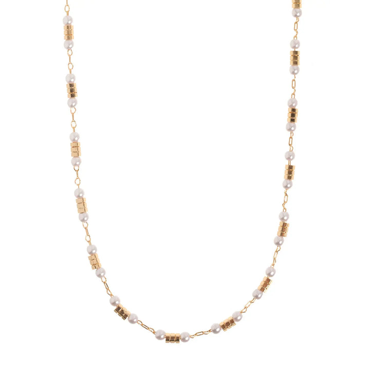 Collier mignon en chaîne de perles