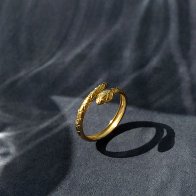 Joanna - Schlangenring Edelstahl