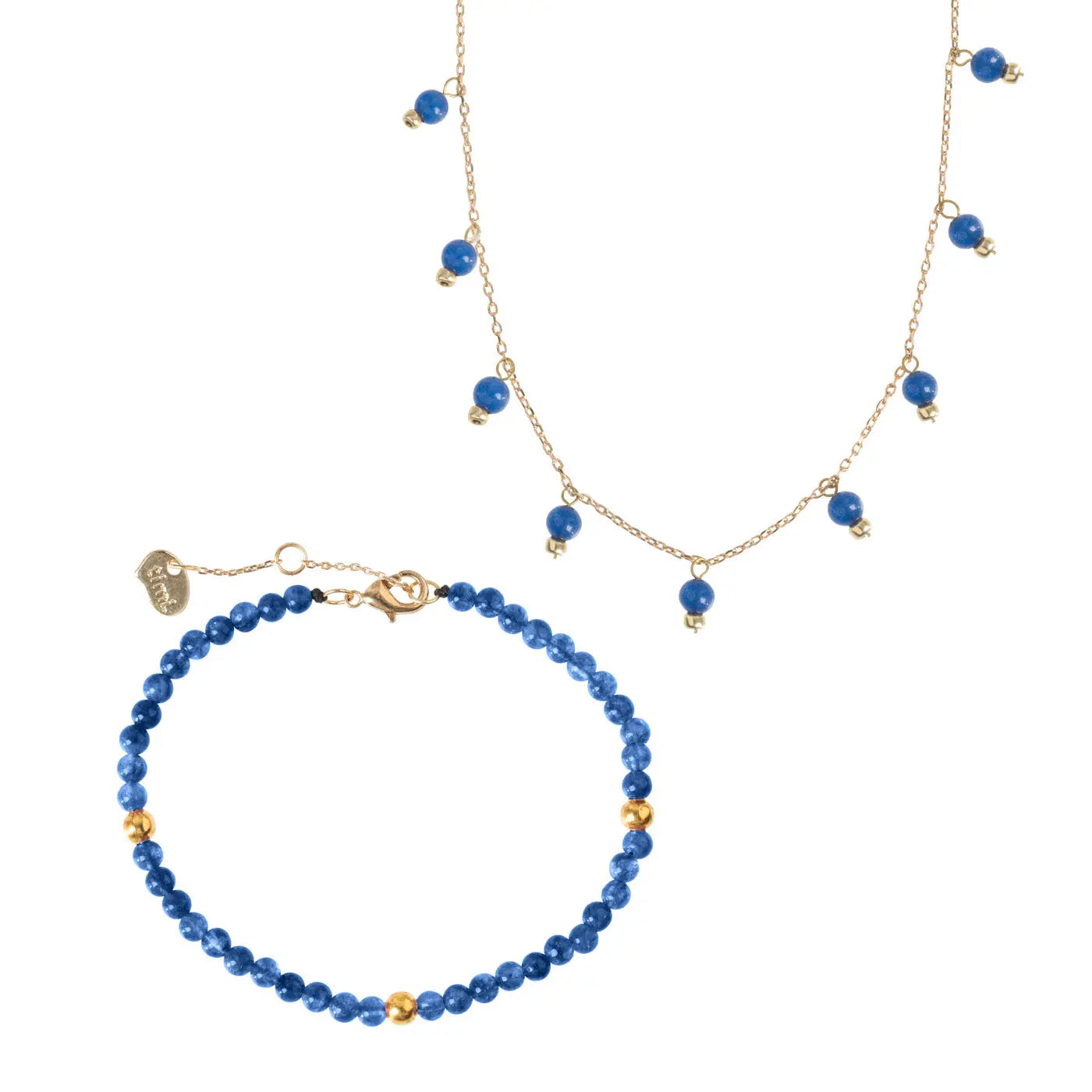 Semi Precious Set Bracelet and Necklace