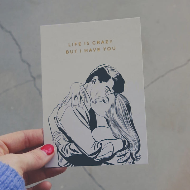 La vita è pazza ma ho te cartolina